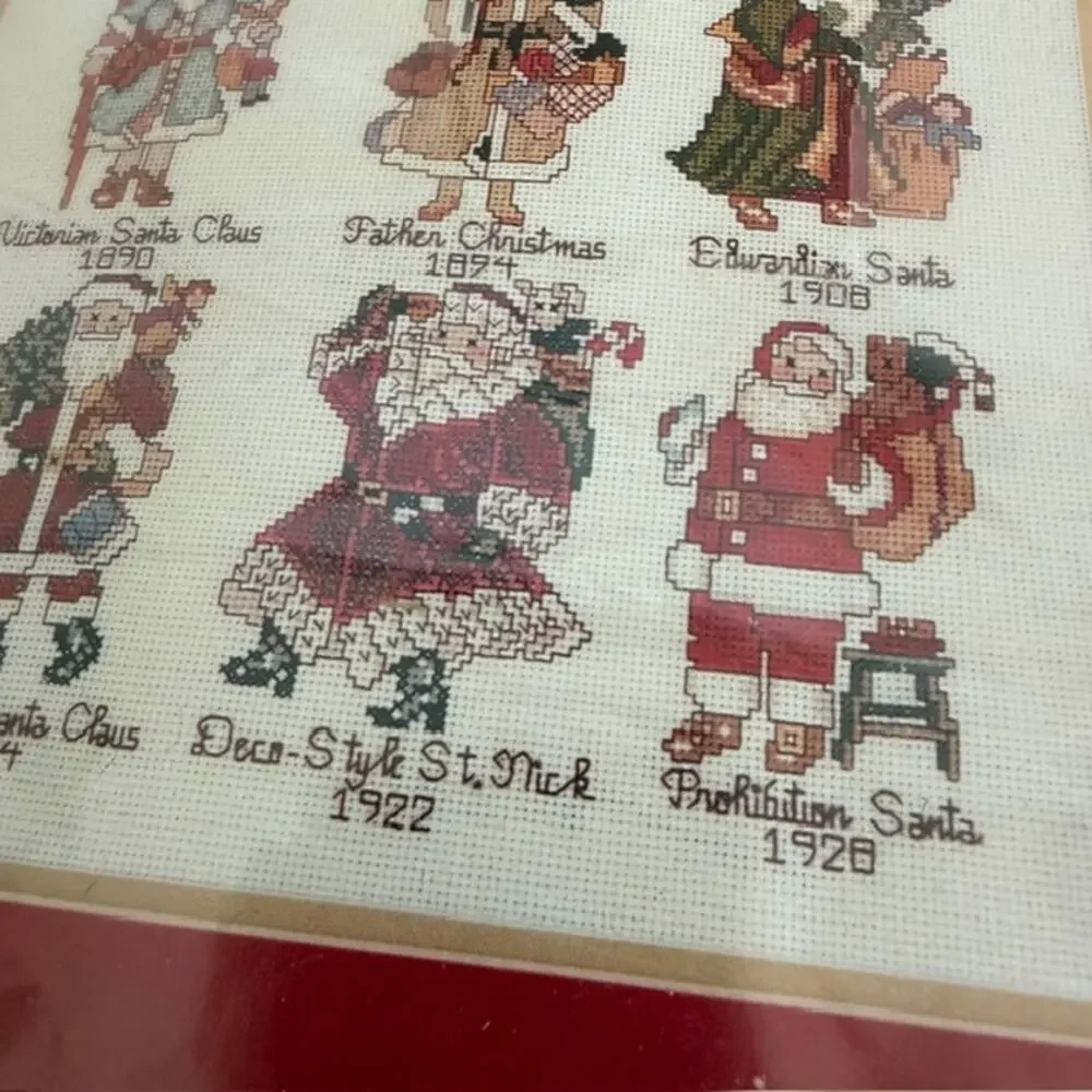 Needle Treasures Santa Through the Years Counted Cross Stitch Kit 12x16